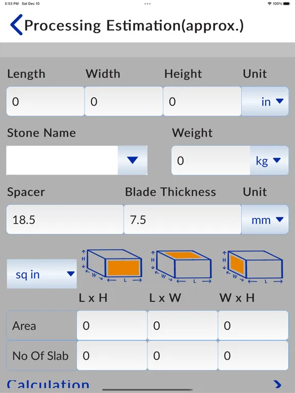 StonesErp iPad  Screenshots