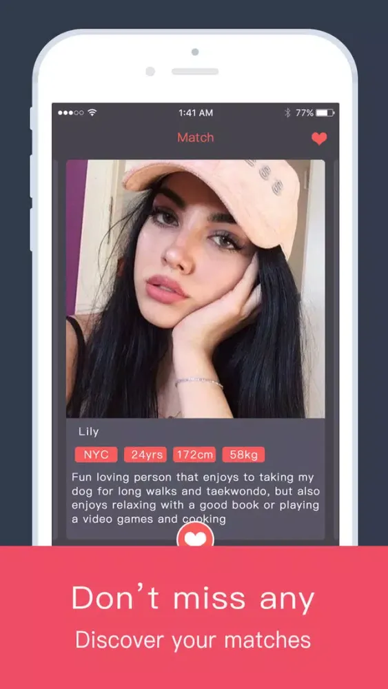Tangkapan skrin Naught Meet - Chat and Date