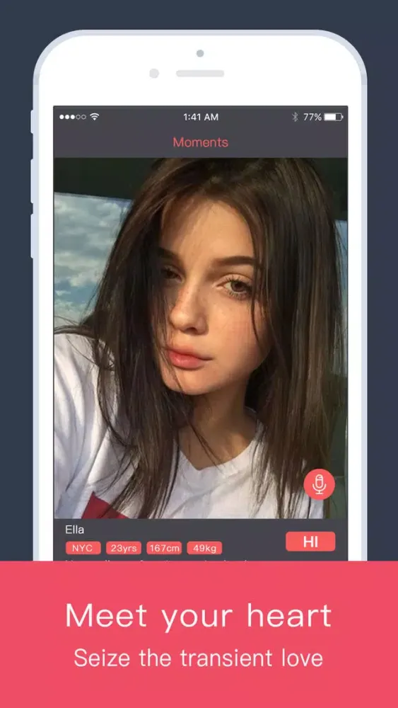 Tangkapan skrin Naught Meet - Chat and Date