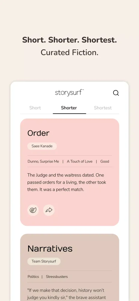 Storysurf Screenshots