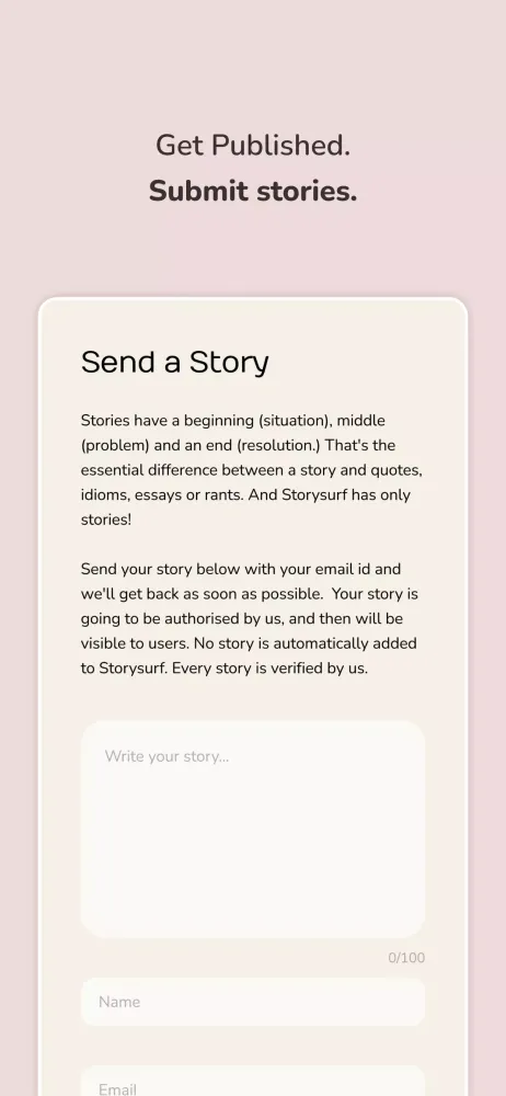 Storysurf Screenshots