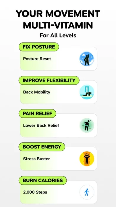 Moova: Stretching Exercises স্ক্রিনশট