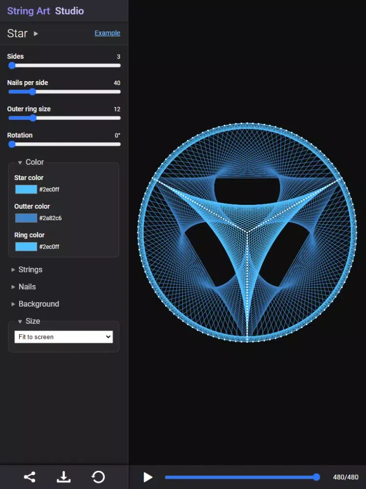 String Art Studio Screenshots