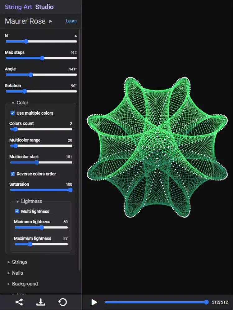 String Art Studio Screenshots