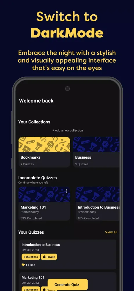 STUDI: AI Quizzes & Flashcards Screenshots