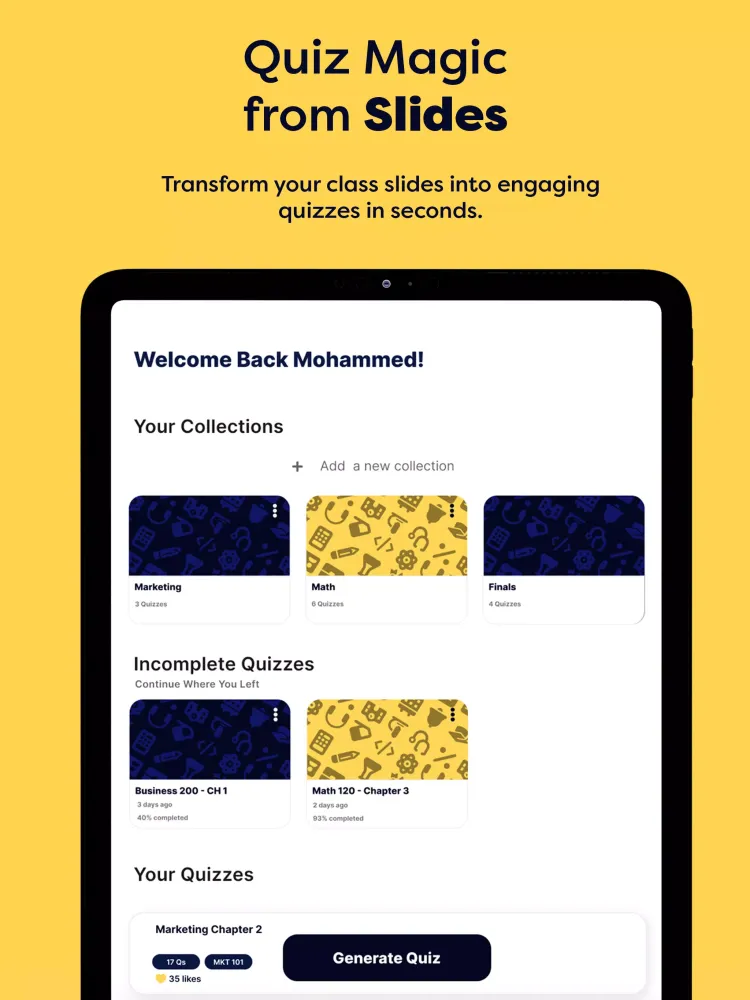 STUDI: AI Quizzes & Flashcards Screenshots