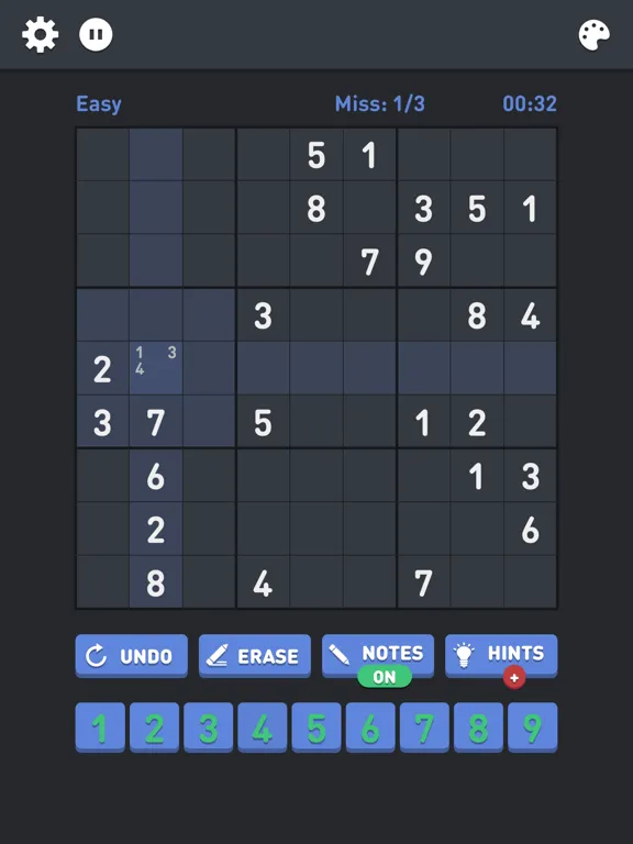 Sudoku365 - Logic Puzzle Game iPad 스크린샷