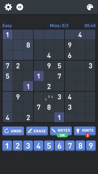 Sudoku365 - Logic Puzzle Game 스크린샷