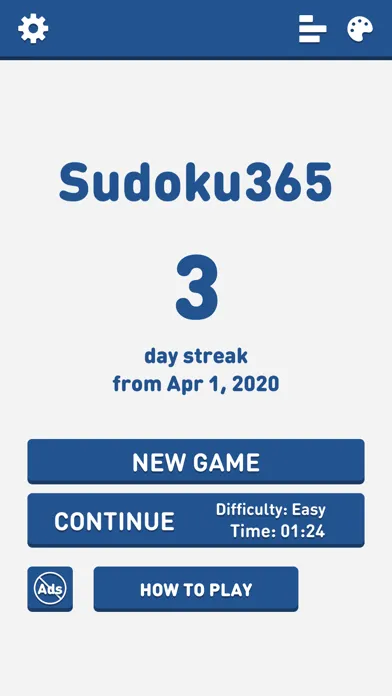 Sudoku365 - Logic Puzzle Game 스크린샷