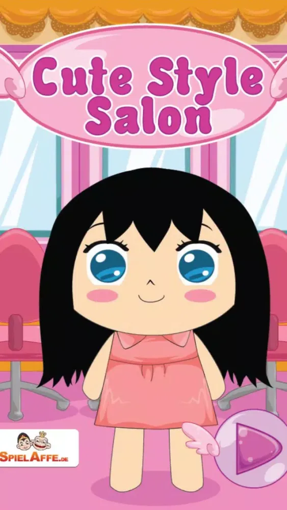 Скриншоты Cute Styling Salon - Free girl game: Choose styling, make up, hairstyle in this fashion game for kids