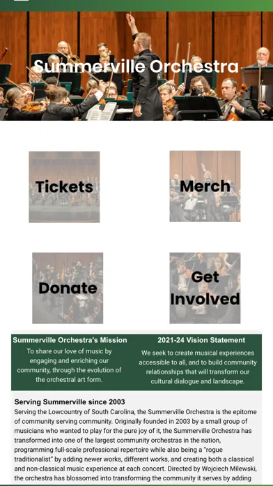 Capturas de pantalla de Summerville Orchestra
