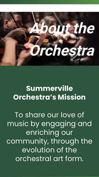 Capturas de pantalla de Summerville Orchestra