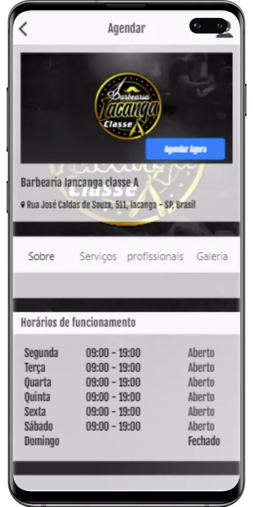 Barbearia Iancanga classe A Screenshots