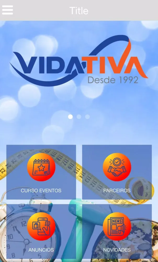 Capturas de tela do Vidativa
