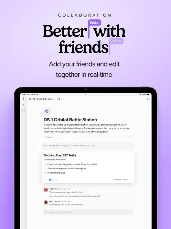 تصاویر Supernotes – Notes & Journal iPad