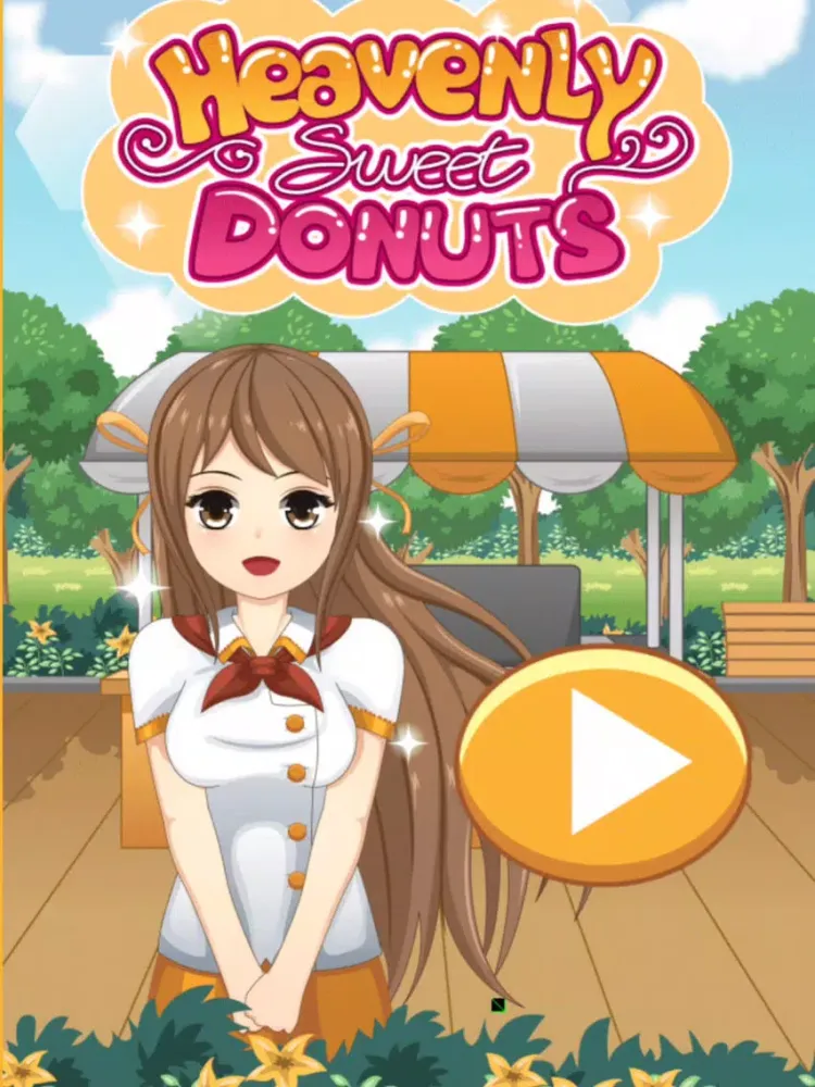 Heavenly Sweet Donuts - Free and funny time management game app for kids about a famous recipe iPad  Screenshots