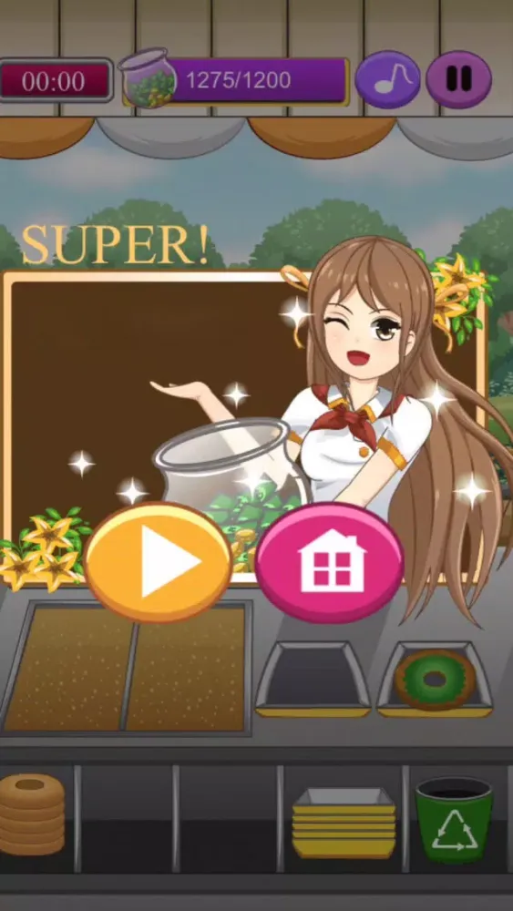 Heavenly Sweet Donuts - Free and funny time management game app for kids about a famous recipe Screenshots