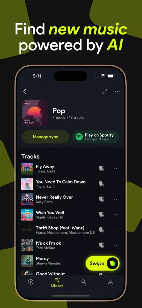 Swipefy Screenshots