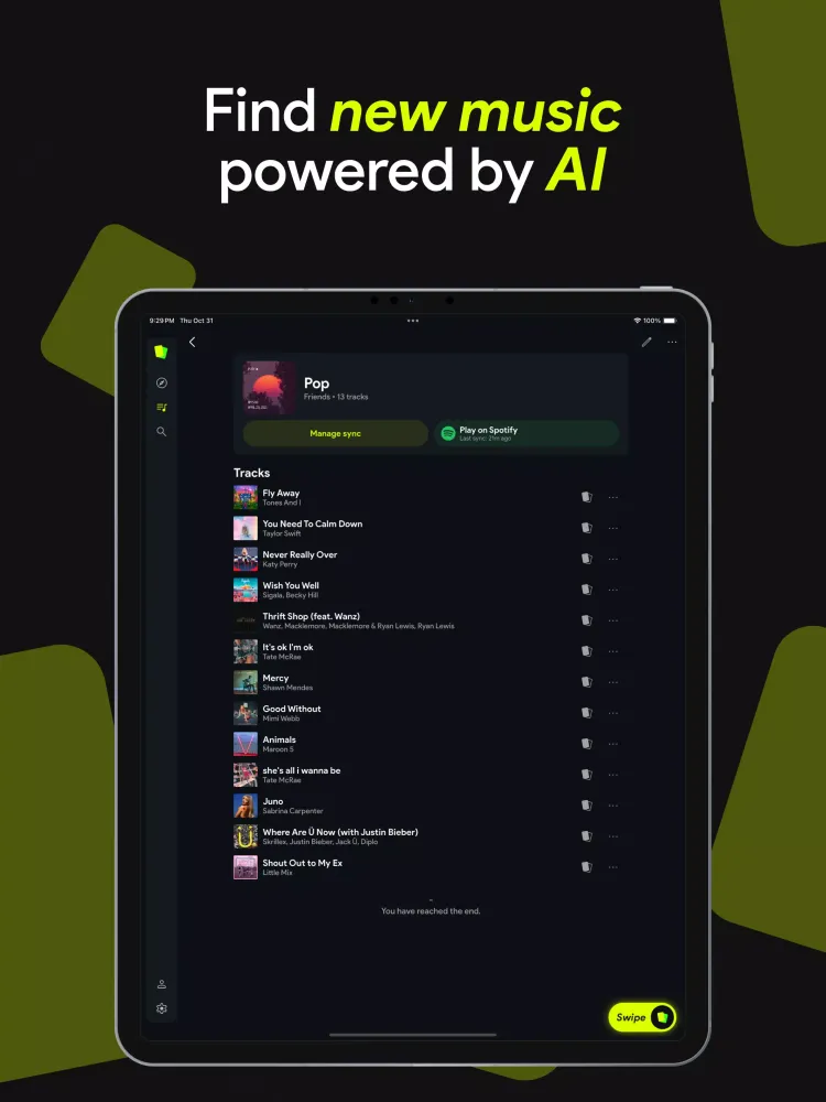 Swipefy Screenshots