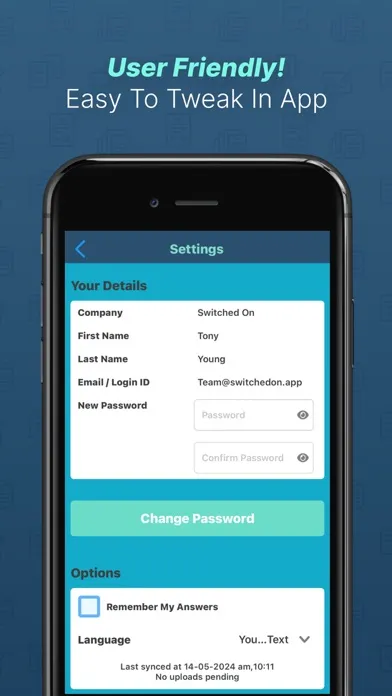 Switched On App سکرین شاٹس