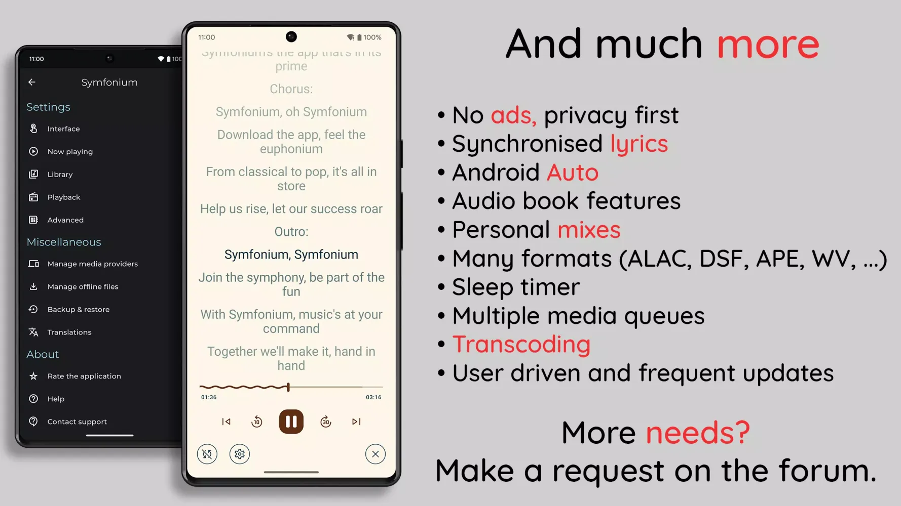 Symfonium Screenshots