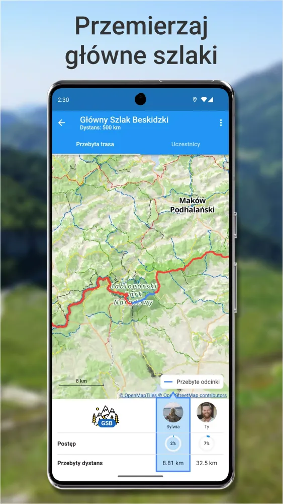 Szlaki. Mapa turystyczna Screenshots
