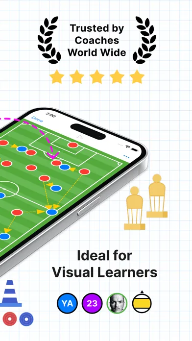 Capturas de tela do Design Plays: Coach Board