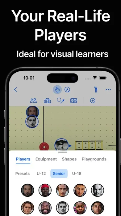 Capturas de tela do Design Plays: Coach Board