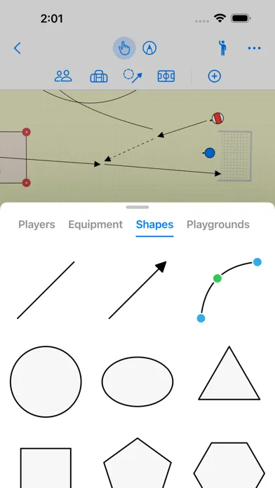Capturas de tela do Design Plays: Coach Board