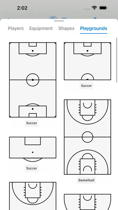 Capturas de tela do Design Plays: Coach Board