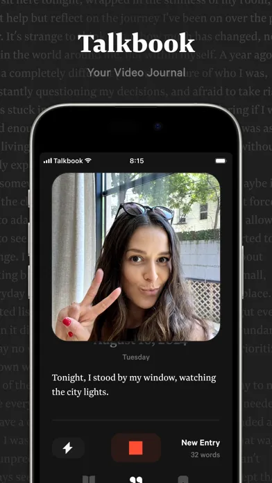 Talkbook - Video Journal سکرین شاٹس