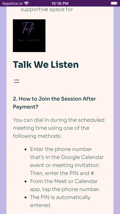 Capturas de pantalla de Talk We Listen