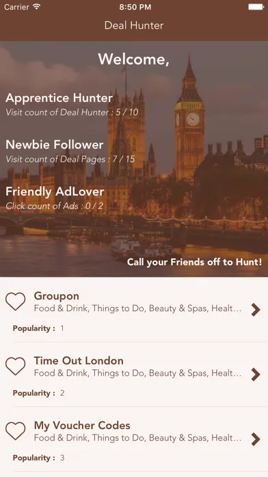 Living Social UK Feel Unique Not On The Highstreet應用截圖