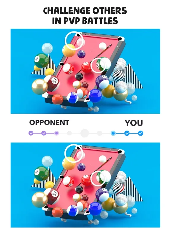 Ảnh chụp màn hình của Panda Quest - Find Differences iPad 