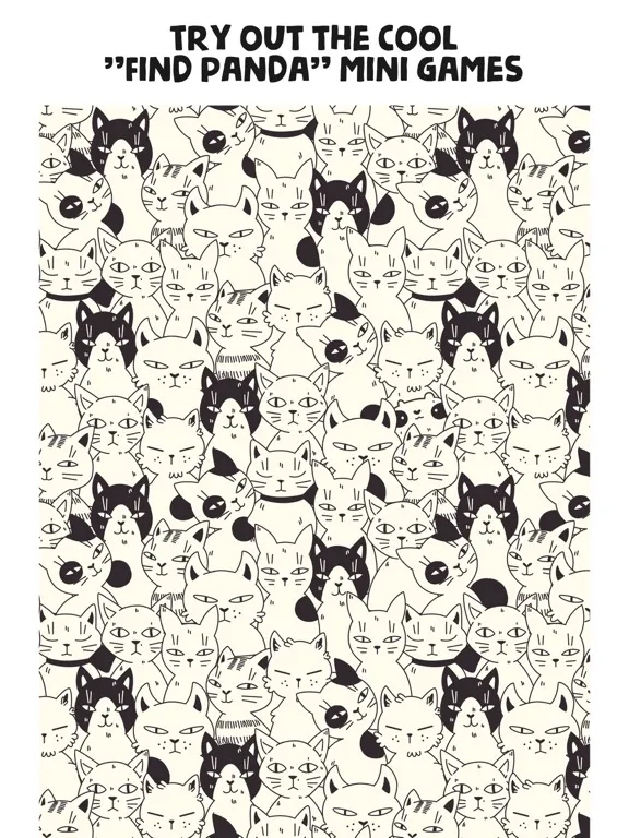 Ảnh chụp màn hình của Panda Quest - Find Differences iPad 
