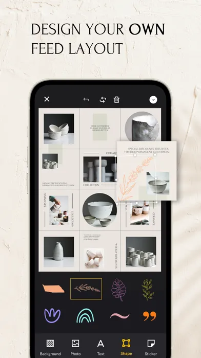 Screenshot di Feeds: Post & Template Maker