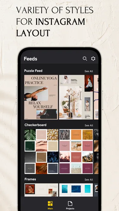 Screenshot di Feeds: Post & Template Maker