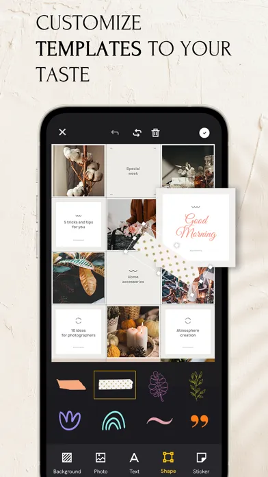 Screenshot di Feeds: Post & Template Maker