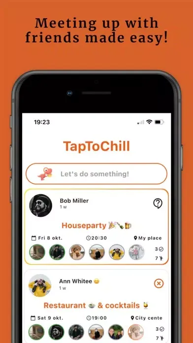 TapToChill - Easy meetups स्क्रीनशॉट