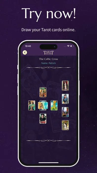 Tangkapan layar Advanced Tarot Online (ATO)