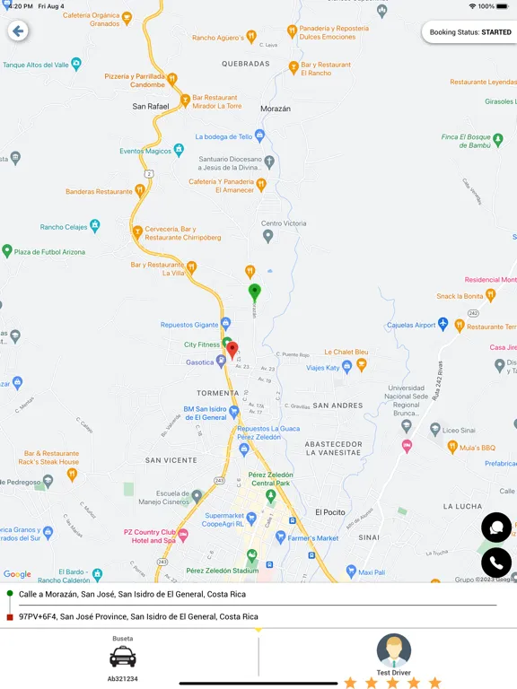 Tavi ride share iPad  Screenshots