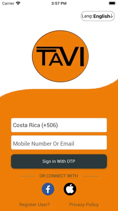 Tavi ride share Screenshots