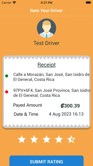 Tavi ride share Screenshots