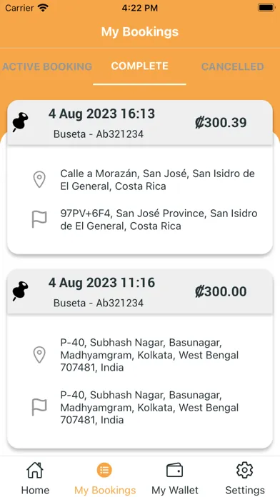Tavi ride share Screenshots