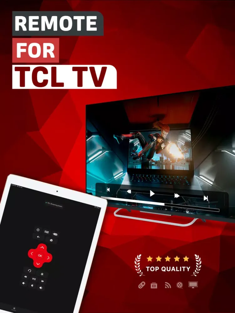 Скриншоты TCL TV Remote iPad 