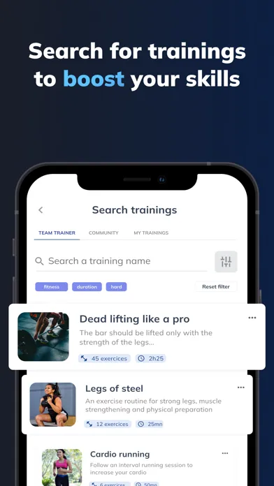 Team Trainer - Team Manager Screenshots