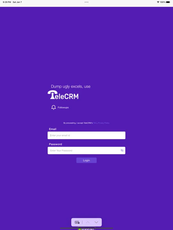 Tangkapan layar TeleCRM: Telecalling Software iPad 