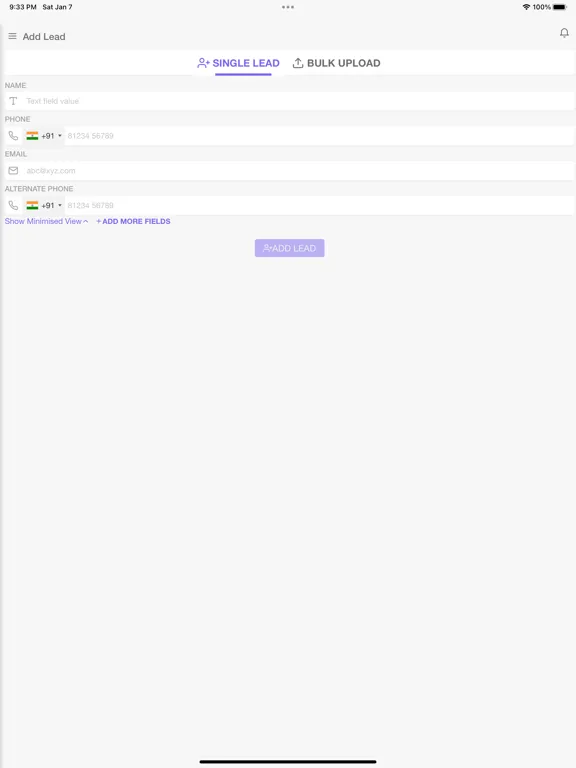 Tangkapan layar TeleCRM: Telecalling Software iPad 