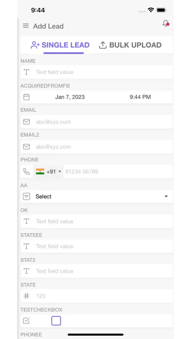 Tangkapan layar TeleCRM: Telecalling Software