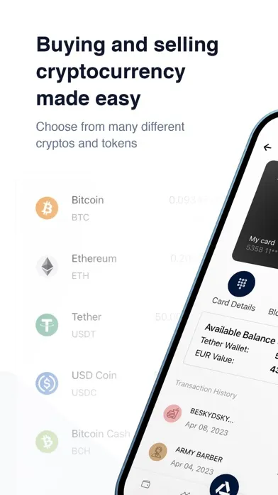 TENT: Bitcoin & Crypto Wallet Screenshots